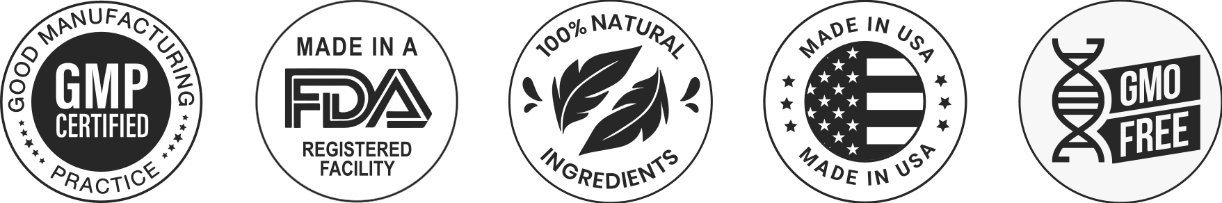 Okinawa Flat Belly Tonic certifications