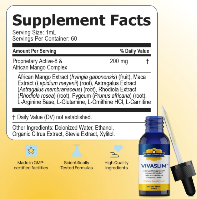 VivaSlim Supplement Facts